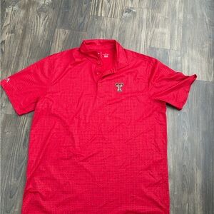 Vibrant Red Texas Tech Polo